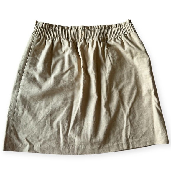 J. Crew linen blend skirt women’s size 8 - Picture 1 of 6